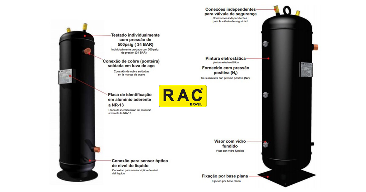 Tanque de l\u00edquido vertical atende requisitos da NR-13