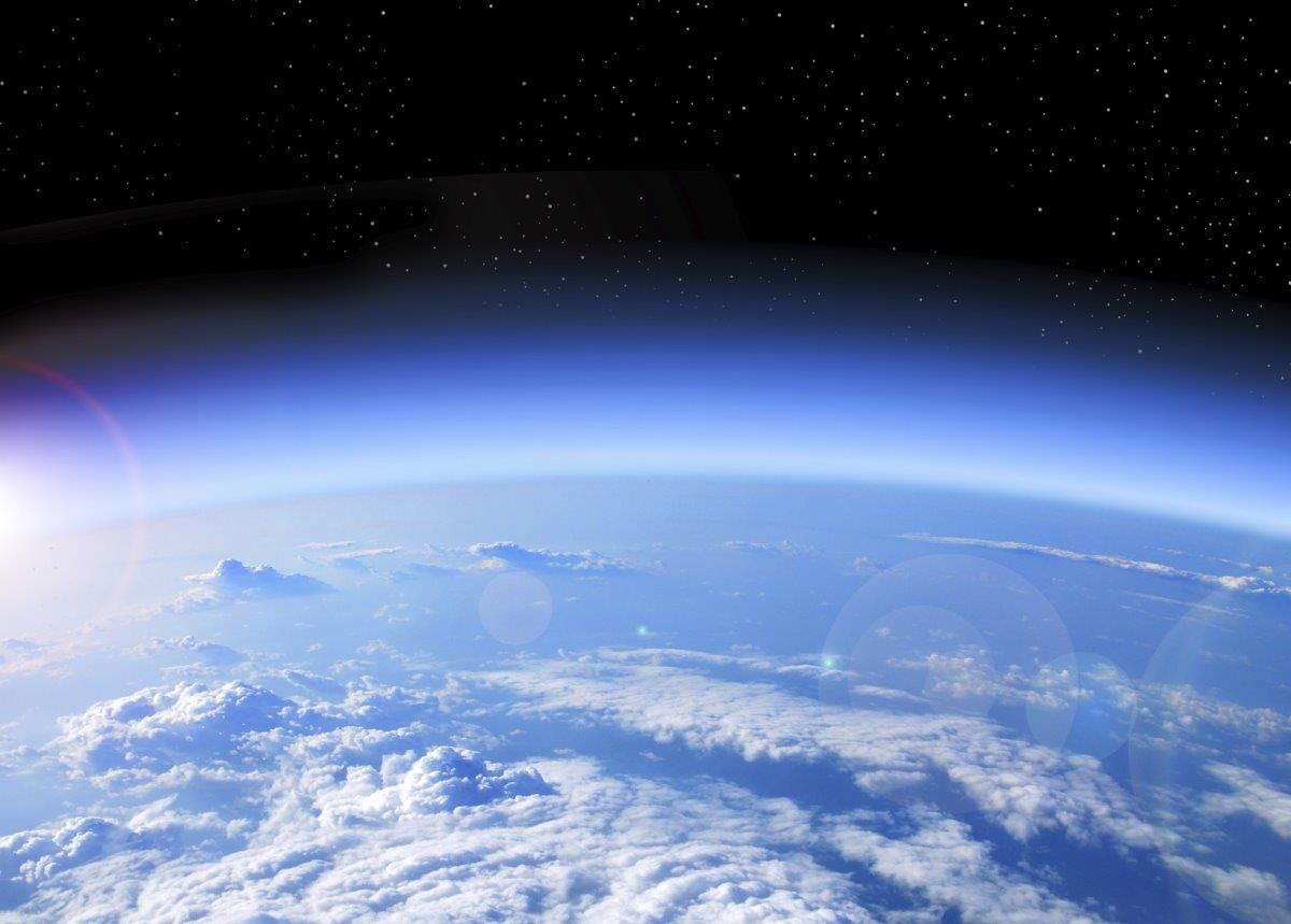 Camada de ozônio do planeta Terra