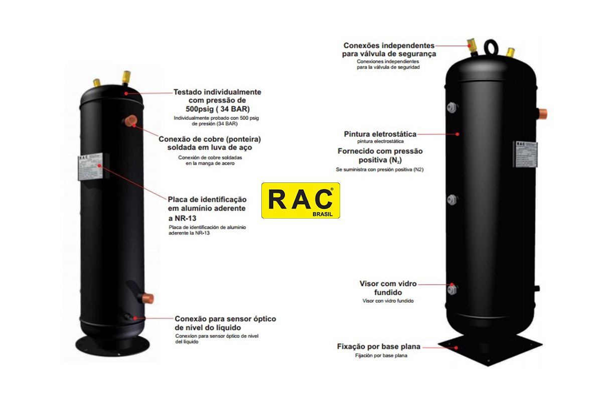 Tanque de líquido vertical atende requisitos da NR-13