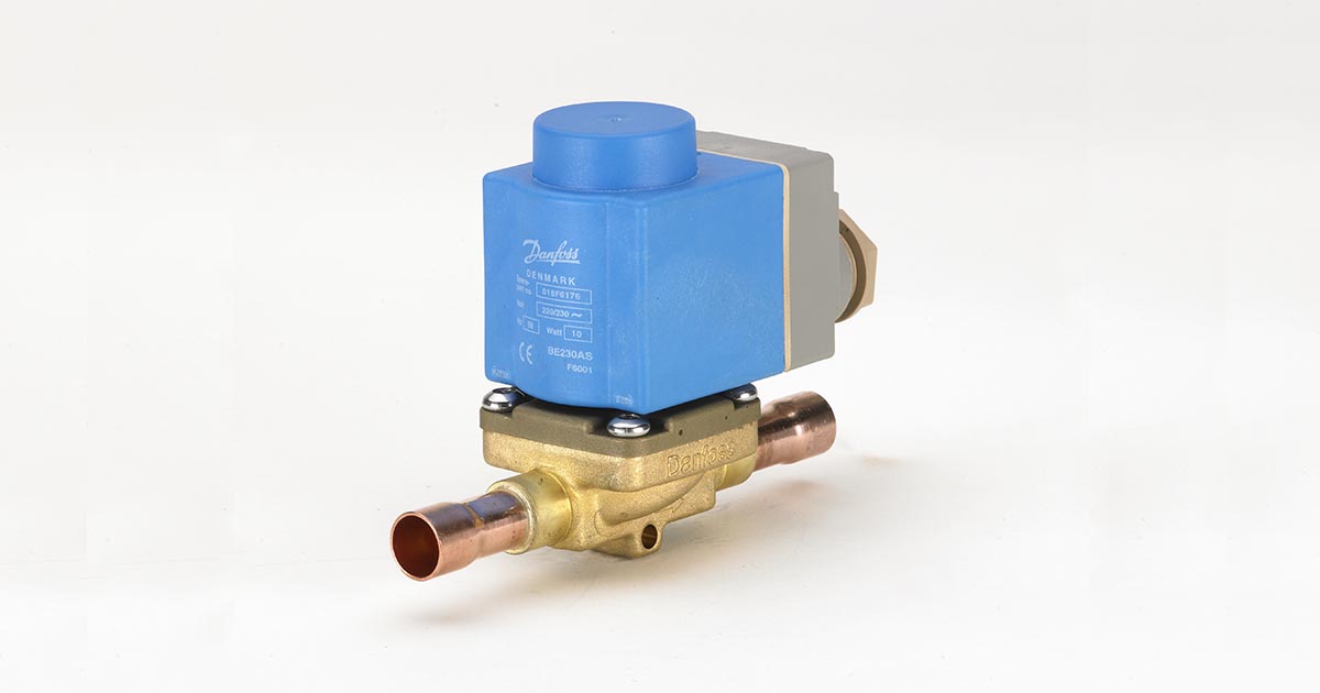 Válvula solenoide EVR Danfoss