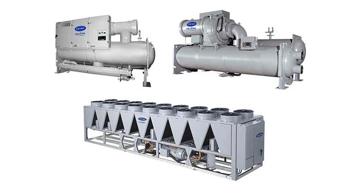 Chillers da Carrier compatíveis com Opteon XP10