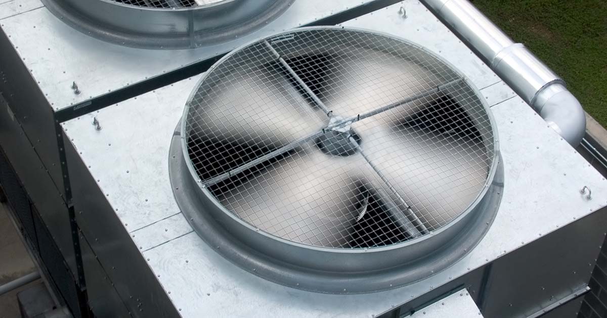 Ventilador de sistema de refrigeração e ar condicinado