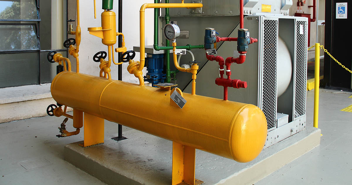 Sistema de refrigeração com amônia no Senai Ipiranga