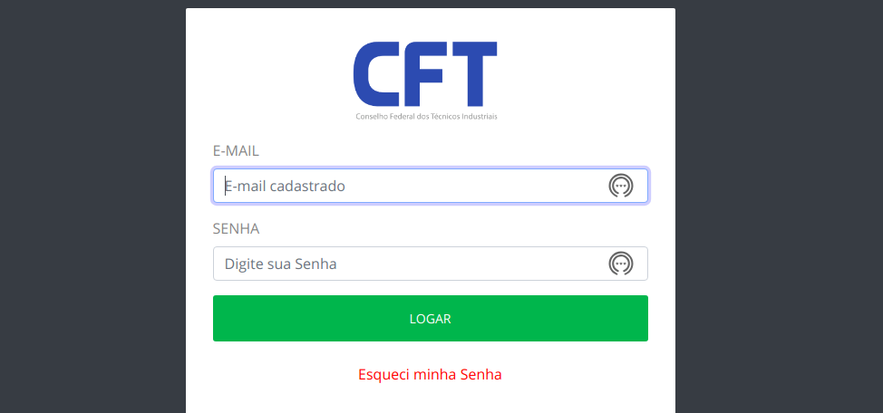 Sistema de emissão de Termo de Responsabilidade Técnica