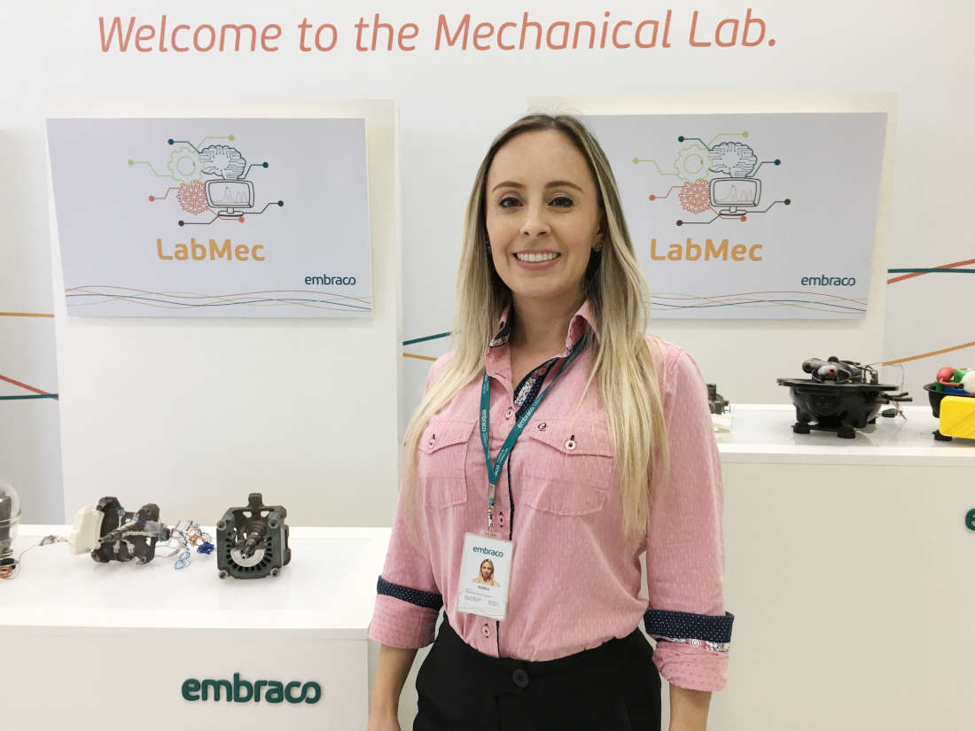 Núbia Ferreira, gerente sênior de pesquisa e desenvolvimento da Embraco | Foto: Divulgação
