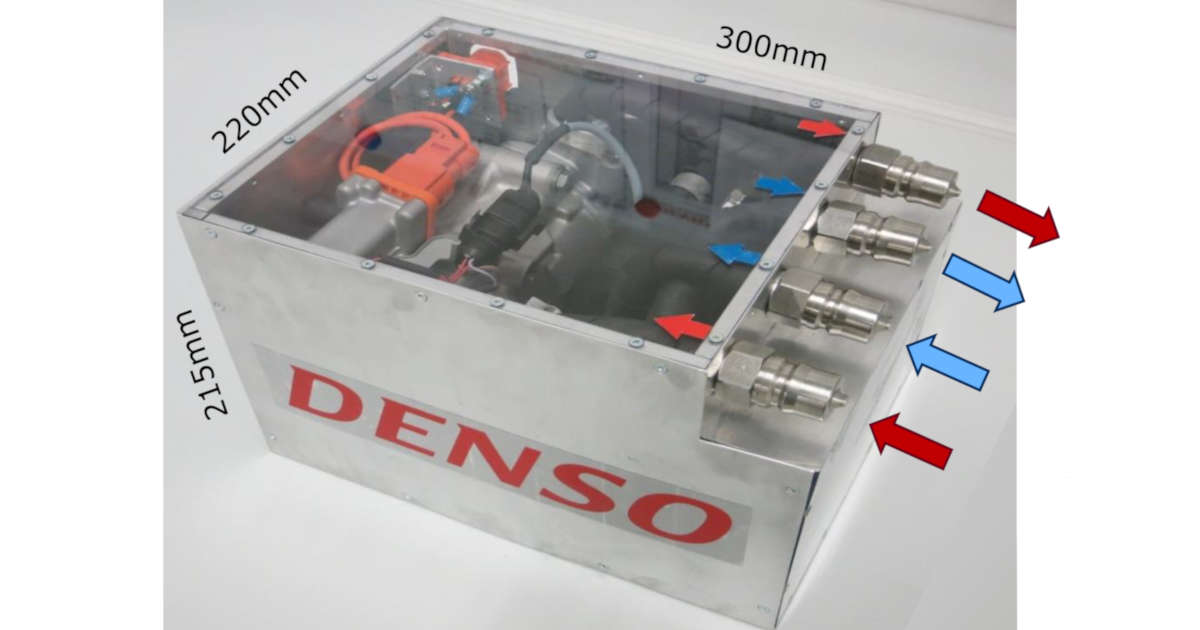 Unidade de Refrigeração Compacta (CRU, na sigla em inglês) da Densodesenvolvida no âmbito do projeto Optemus