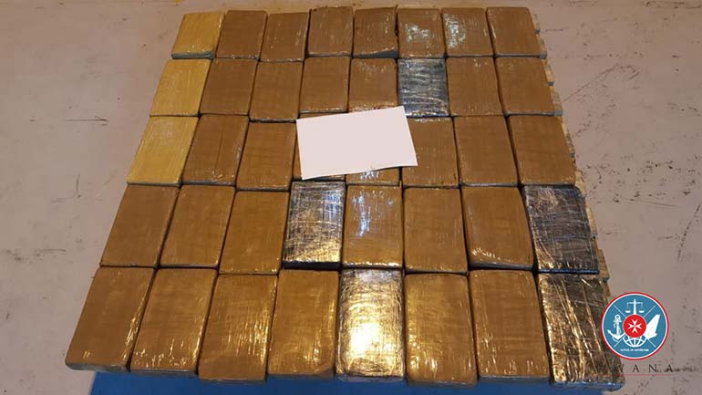 Cocaína apreendida em sistema de refrigeração de contêiner refrigerado no Malta Freeport, um dos principais portos da Europa