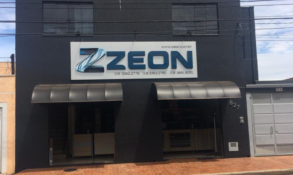 Fachada da loja da Zeon Refrigeração e Ar Condicionado em Mogi Guaçu (SP) | Foto: Divulgação