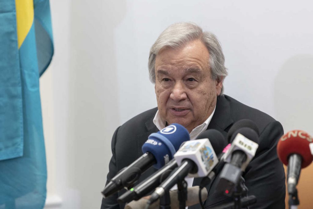 António Guterres, secretário-geral das Nações Unidas | Foto: Mark Garten/ONU 
