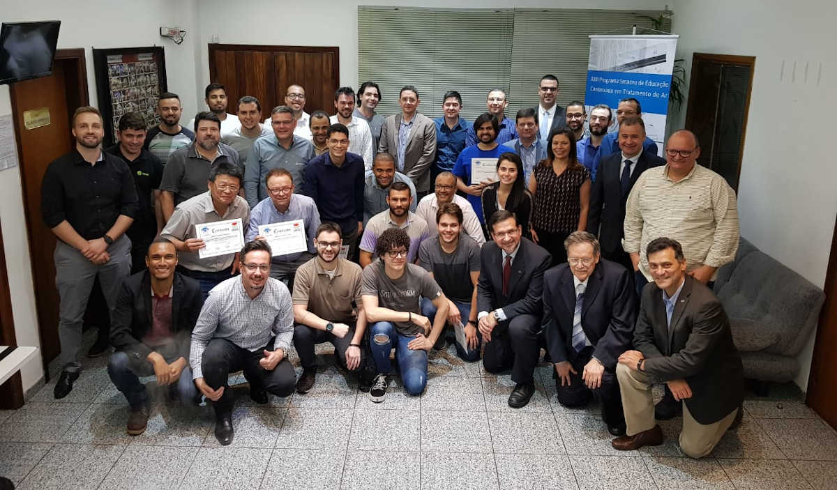 23ª turma do Programa Smacna Brasil de Educação Continuada em Tratamento do Ar | Foto: Divulgação