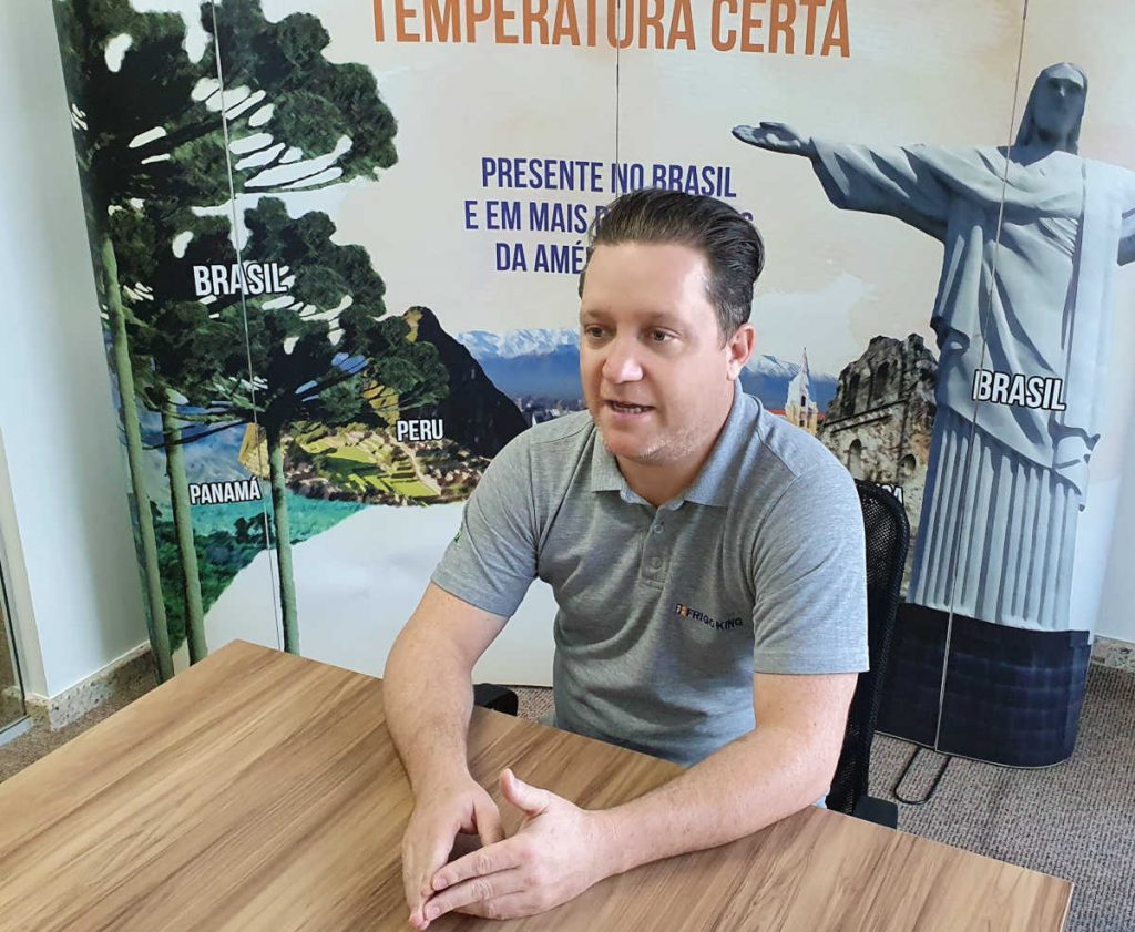 Leonardo Gonçalves, gerente de vendas da Frigo King | Foto: Divulgação