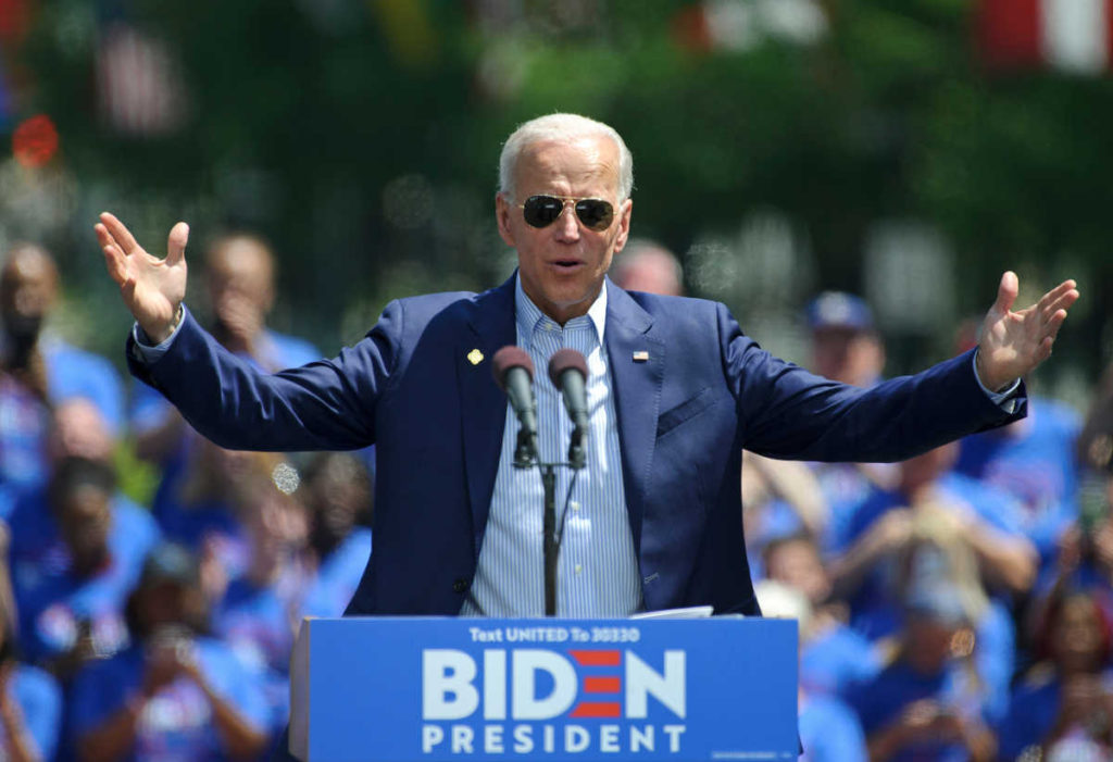 Joe Biden em campanha na Filadélfia, na Pensilvânia - Foto: Matt Smith/Shutterstock