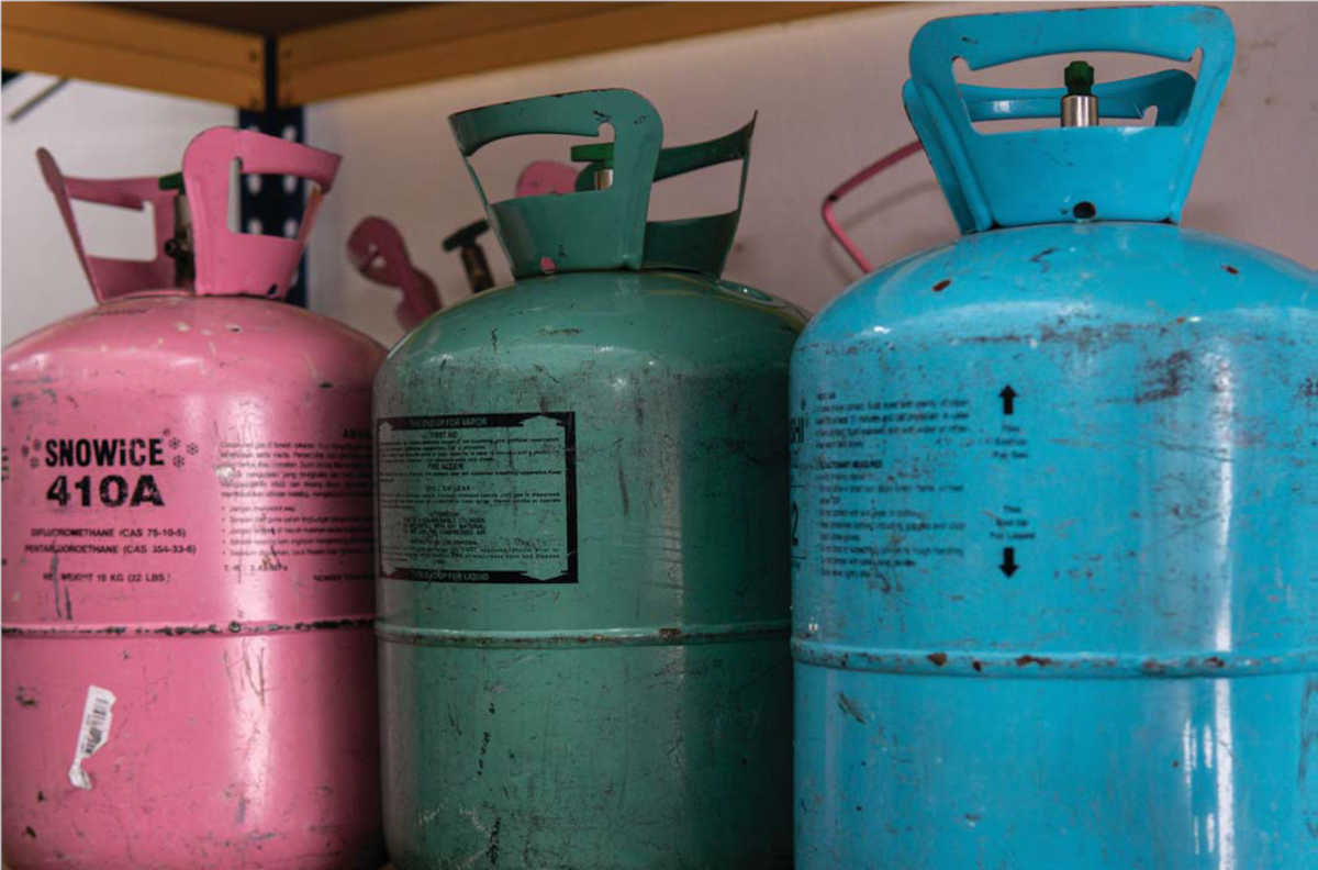 Gases refrigerantes à base de HFCs, fluidos banidos do mercado europeu | Foto: EIA
