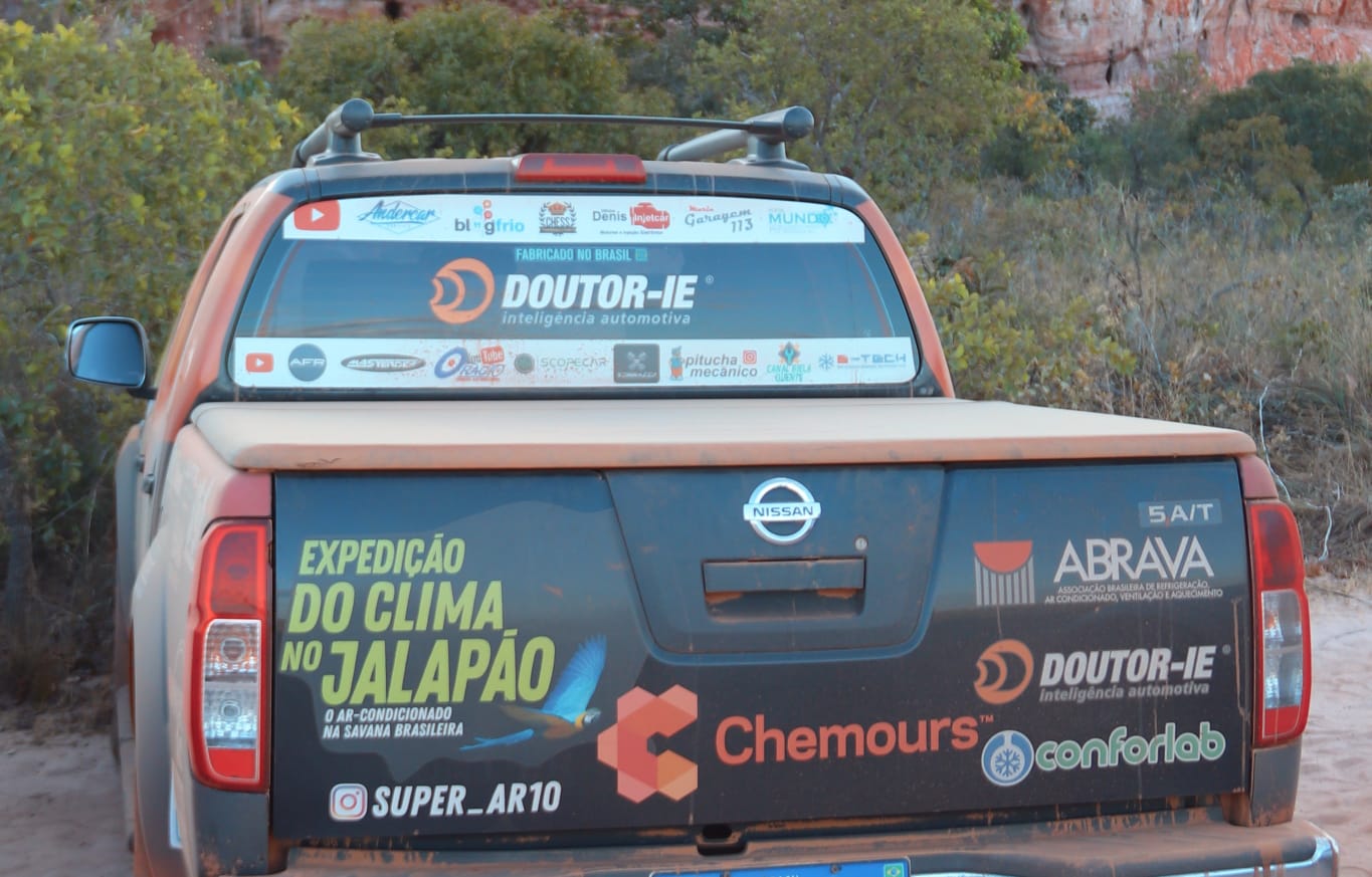Veículo oficial da Expedição do Clima no Jalapão | Foto: Nando Costa/Pauta Fotográfica