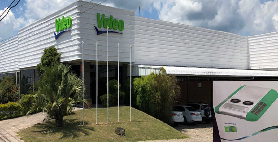 Fachada de fábrica da Valeo no Brasil | Foto: Divulgação