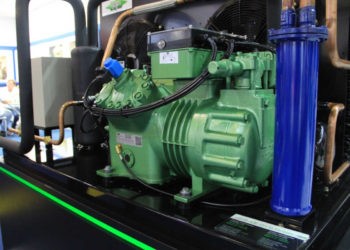 Compressor alternativo de fluido refrigerante fabricando pela Bitzer | Foto: Nando Costa/Pauta Fotográfica