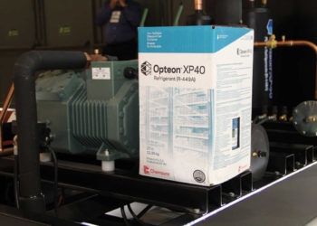 Fluido refrigerante à base de HFO Opteon XP40 | Foto: Nando Costa/Pauta Fotográfica