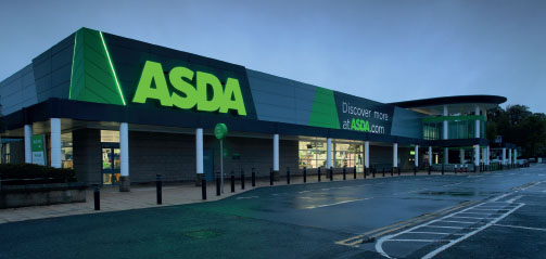 Loja da rede Asda de supermercados no Reino Unido | Foto: Divulgação