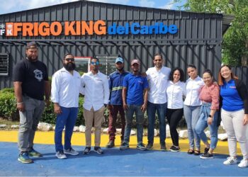 Equipe da Frigo King Del Caribe, filial da indústria brasileira que entrou em operação na República Dominicana | Foto: Divulgação