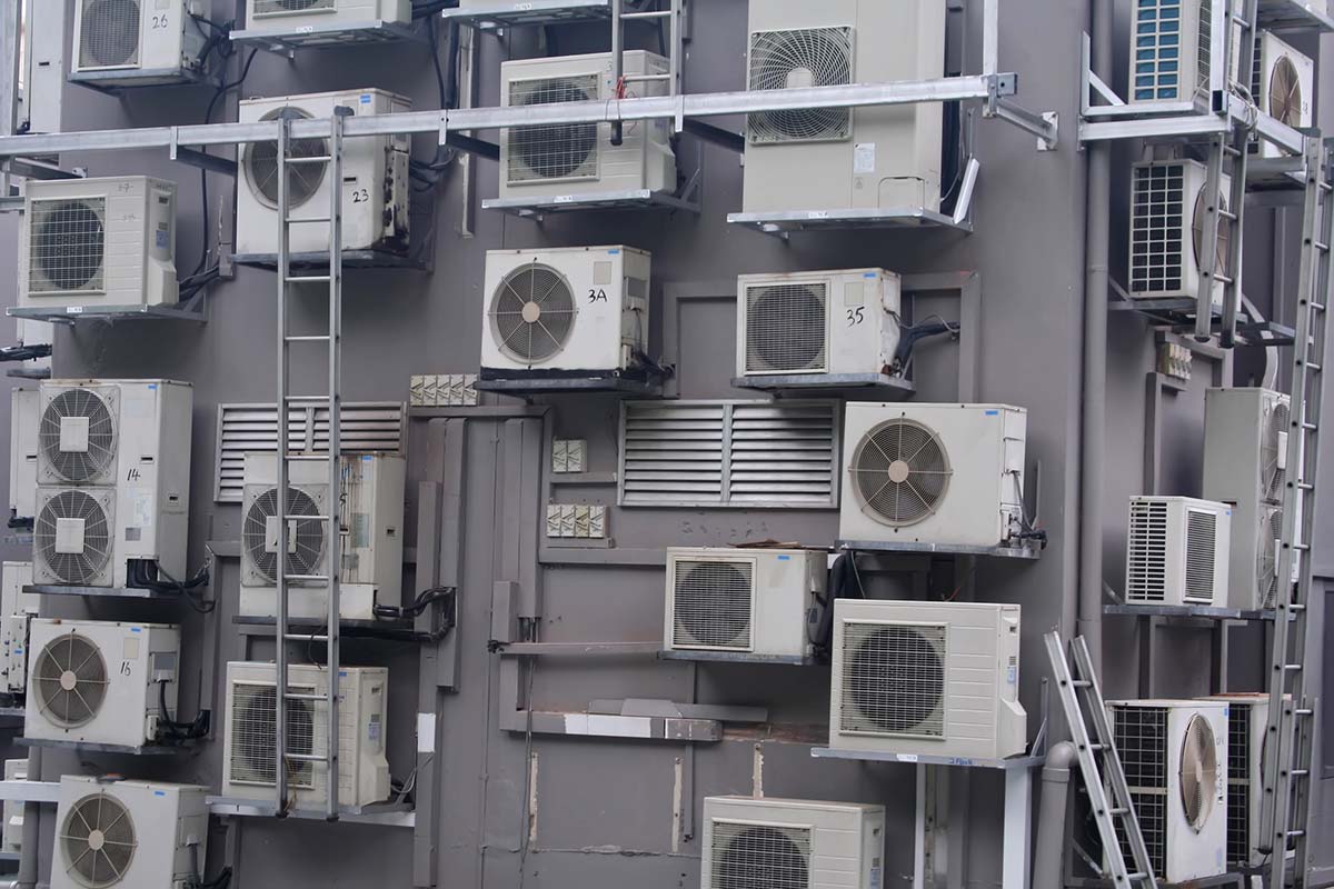 Instalação de ar-condicionado em edifi